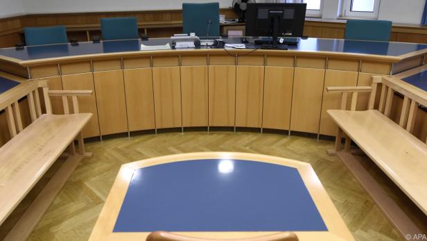 Ein Gerichtssaal am Wiener Landesgericht für Strafsachen