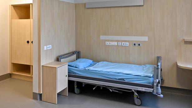 Ein Patientenzimmer in der neuen Kinder- und Jugendpsychiatrie am AKH Wien