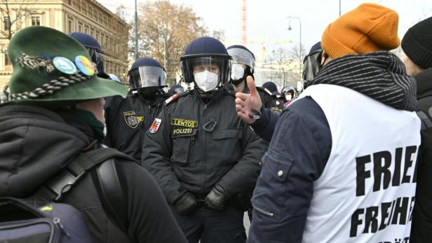 Situation nach geplanten und untersagten Demos in Wien am Wochenende