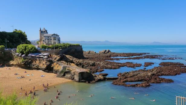 Strand von Port Vieux, Biarritz