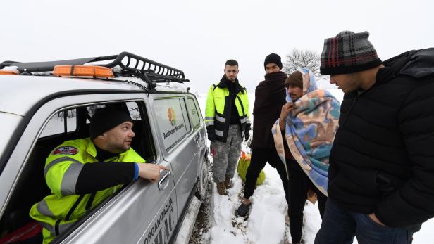 Karawane der Menschlichkeit auf Hilfsmission in Bosnien