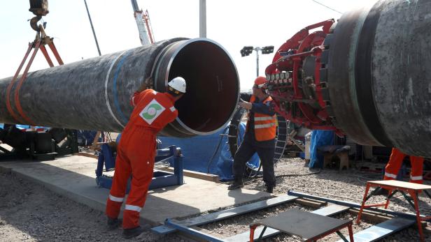 Die letzten Rohre der Nord Stream könnten im April verlegt werden