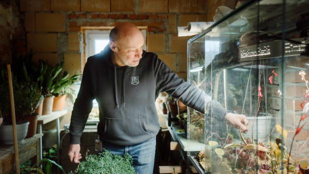 Seit 1983 sammelt Peter Zeller intensiv fleischfressende Pflanzen.