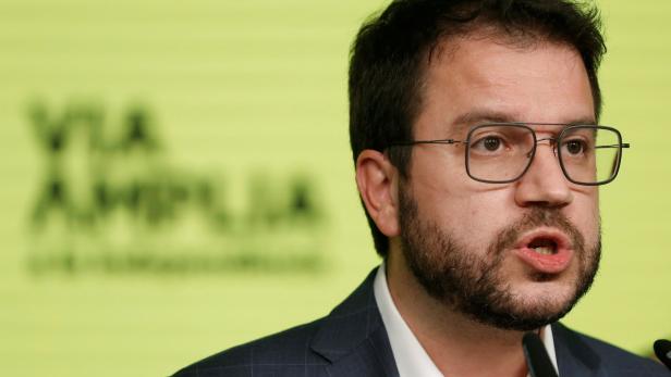 Spitzenkandidat der linken separatistischen Partei ERC, Pere Aragonès