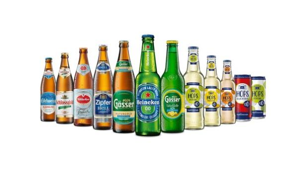 Die „natürlich alkoholfrei“-Produktpalette wird sogar noch während der Fastenzeit um zwei regionale alkoholfreie Biere erweitert. Credits: Brau Union Österreich