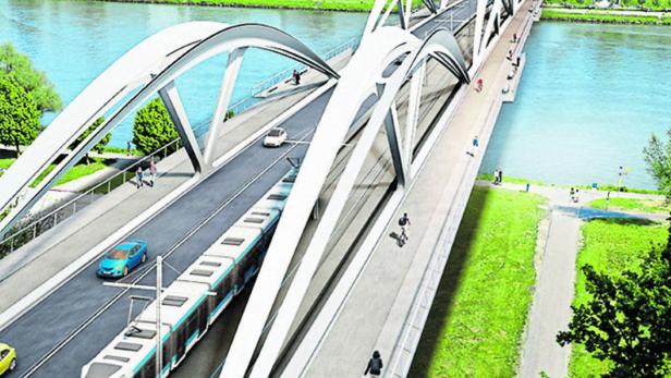 Im Herbst soll die neue Donaubrücke für den Verkehr freigegeben werden