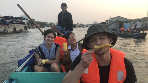 Backpacking in Vietnam: Sie nahmen mich mit