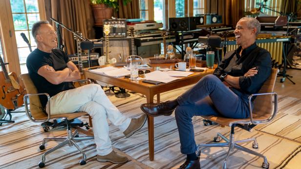 Barack Obama und Bruce Springsteen machen einen gemeinsamen Podcast bei Spotify