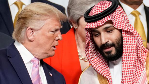 Ex-US-Präsident Donald Trump deckte den saudischen Kronprinzen Salman