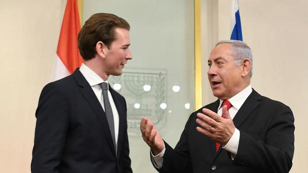 ÖVP-BUNDESPARTEIOBMANN KURZ IN ISRAEL: KURZ / NETANYAHU
