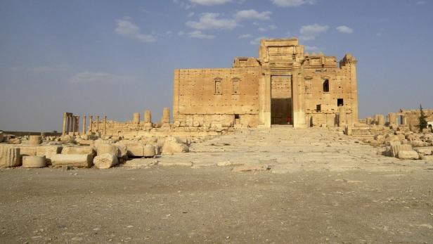 Der Baal-Tempel in der antiken syrischen Stadt Palmyra.