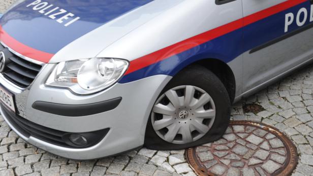 Einbrecher zerstachen Polizei-Reifen