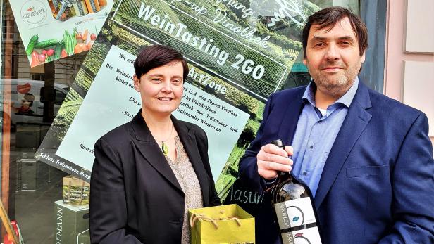 Winetasting to go: Pop-up-Vinothek eröffnet in St. Pölten