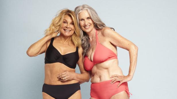 56 und 62 Jahre alt - und noch immer Bikini-Models