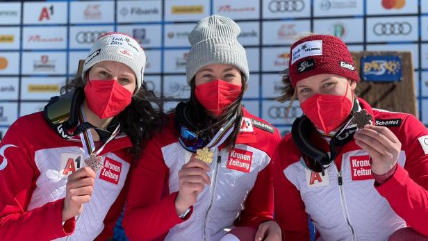 Österreichischer Dreifachsieg bei der Junioren-Ski-WM