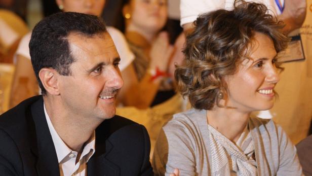 Bashar al-Assad und seine Frau Asma