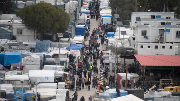 Moria Flüchtlingslager in Lesbos