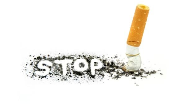 Stop smoking.  Conceptual image