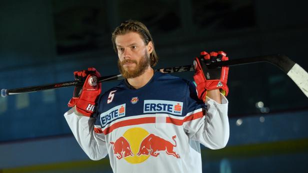Thomas Raffl (EC Red Bull Salzburg) beim Medientag der Erste Bank Eishockey Liga (EBEL).