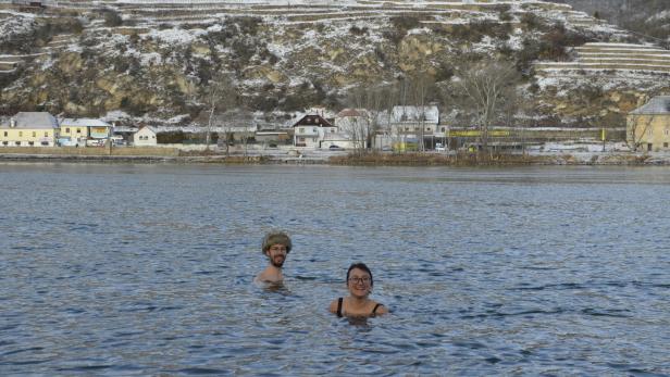 Schwimmen im Eiswasser: "Es ist ein super Ritual"