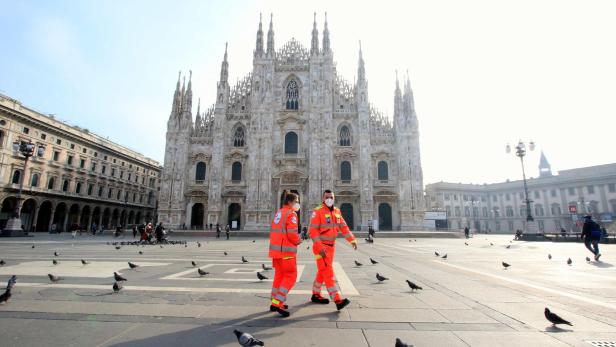 Gesundheit geht vor - Mailand am ersten Tag des dritten Lockdowns