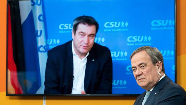 Markus Söder und Armin Laschet - wer wird Kanzlerkandidat der Union?