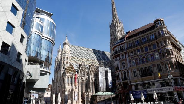 St. Stephen's cathedral (Stephansdom) is pictured in Vienna