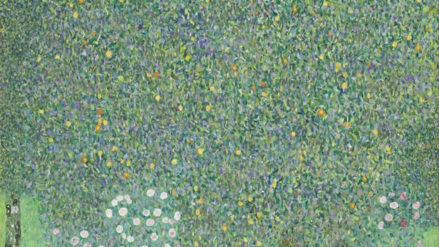 Frankreich restituiert "Rosen unter Bäumen" von Gustav Klimt