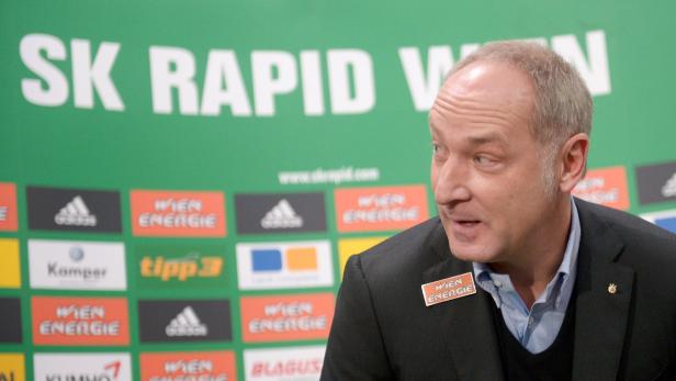 Optimistisch: Sportdirektor Andreas Müller ist überzeugt, dass Rapid mit Trainer Zoran „Zoki“ Barisic die Fans 2014 erfreuen wird.