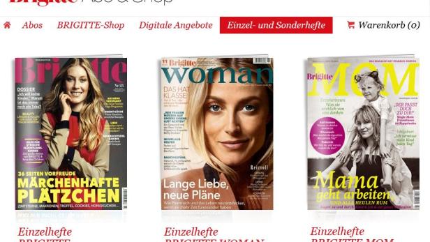 Sparkurs bei Print: Bei den Frauenzeitschriften von Brigitte werden schreibende Redakteure abgeschafft