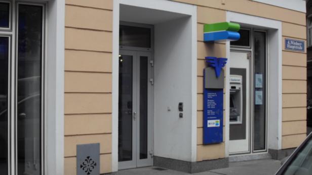 Eine Bankfiliale der BAWAG P.S.K. in der Wiedner Hauptstraße.