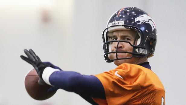 Im Fokus: Denver-Broncos-Quarterback Peyton Manning.