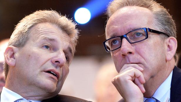 ÖGB-Präsident Erich Foglar und AK-Präsident Rudolf Kaske