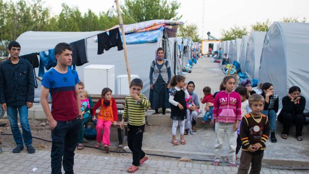 Flüchtlingscamp für Jesiden-Flüchtlinge