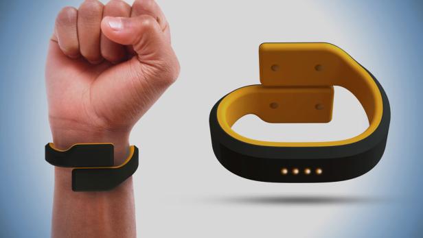 Elektroschocks gegen das Aufschieben. Das Armband &quot;Pavlok&quot; verpasst seinem Träger kleine Elektroschocks, wenn dieser entgegen seiner Pläne noch im Bett ist, nicht im Fitness-Studio trainiert oder seine Examensarbeit schleifen lässt. Via Bluetooth soll es mit einer Smartphone-App kommunizieren und z.B. über Ortungsdienste feststellen, ob jemand im Fitness-Studio angekommen ist oder nicht.