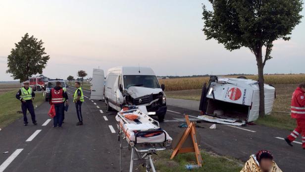 Im August 2015 verunfallten zwei Fahrzeuge der Bande in Nickelsdorf