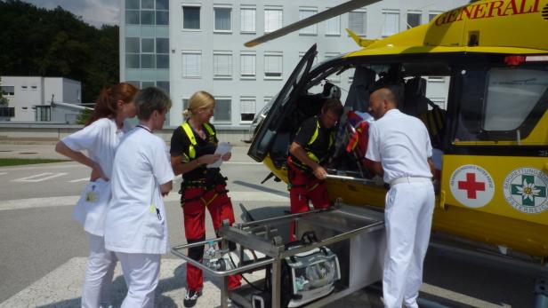 Ein Christophorus-Team flog das Kind ins Krankenhaus