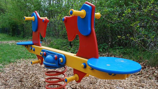 Spielplatz in Luft aufgelöst