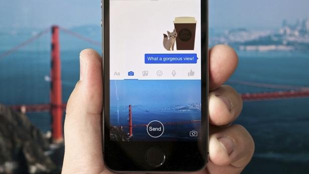 Facebook Messenger App - Kamera-Blick von Karlis Dambrans