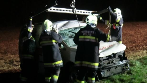 Unfall in Wolfau, Lenker stirbt