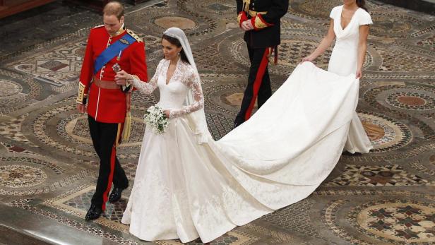 Kates Hochzeitskleid sahen 600.000 Menschen