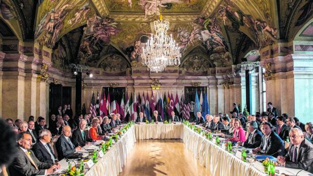 Große Syrien-Konferenz in Wien im Palais Niederösterreich.
