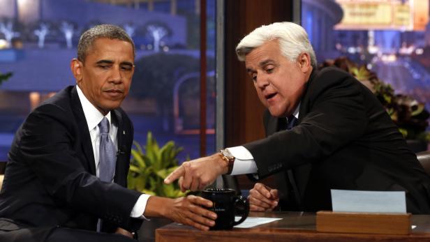 Jay Leno konnte sogar US-Präsident Barack Obama im Studio begrüßen.