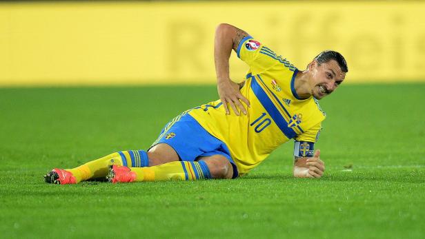 Ibrahimovic plagt eine Muskelverletzung in Rippennähe.