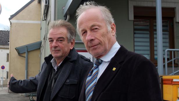 Gföhl: Siegfried König, Karl Simlnger (vl.l) Prob…