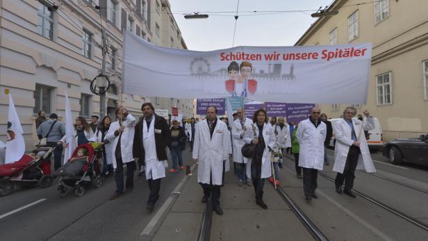 Wiens Spitalsärzte proben wieder den Aufstand