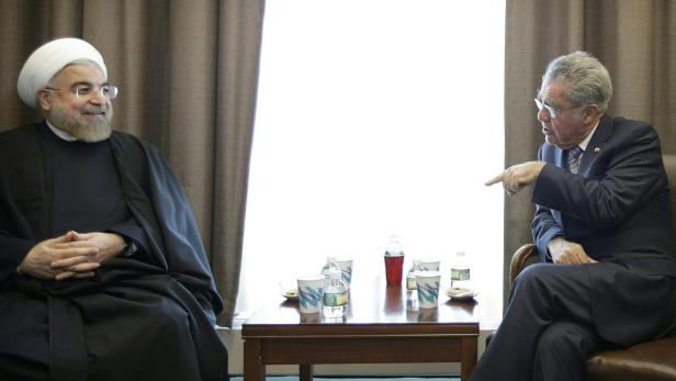 Vor fast einem Jahr traf Bundespräsident Heinz Fischer während der UNO-Generalversammlung in New York mit Hassan Rohani, dem Präsidenten der iranischen Republik, zusammen.