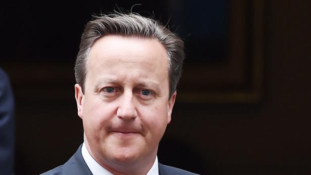 Ein Porträt von David Cameron.