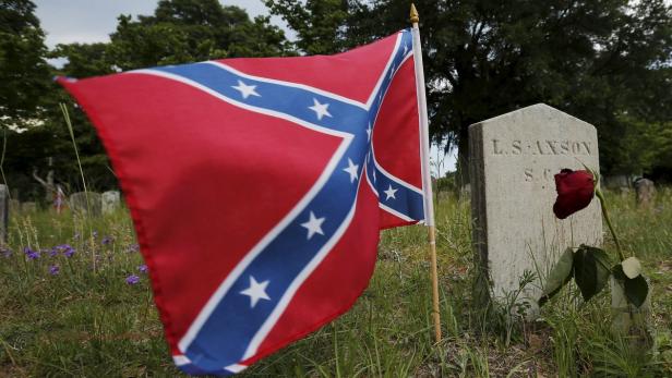Das Banner der Konföderierten erinnert im Süden der USA oft an Kriegshelden, aber auch an die Zeit der Sklaverei.