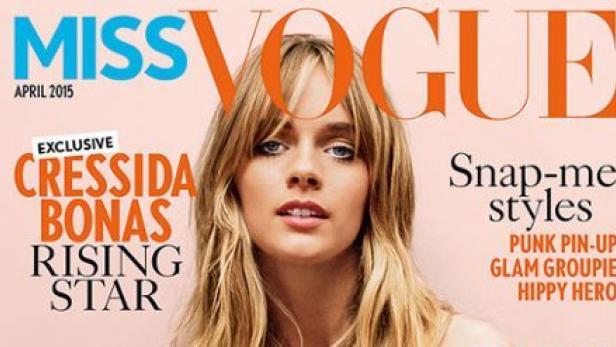Das Cover der „Miss Vogue“ April 2015 mit Cressida Bonas als „Rising Star“.